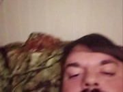 Rubbing my cock for you to porn