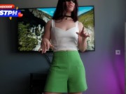 I show my roommate my blowjob skills and ride his hard cock 1/16