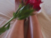 giantess worships her feet, sexy caress to get horny 1/16