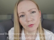 Blonde Goddess gives good boy a mesmerizing JOI reward 1/16