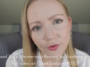 Blonde Goddess gives good boy a mesmerizing JOI reward 4/16