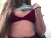 On the internship Pulling down my pants and Showing my hairy pussy  # greek Ελληνικό τριχωτό μουνί 10/16