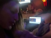 Deep throat, sucks cock 15/16