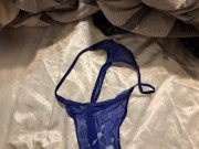 J Swiift stroking his cock for wife at work. 15/16