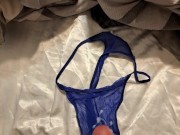 J Swiift stroking his cock for wife at work. 7/16