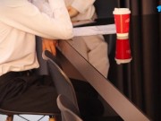 واسه پاس شدن امتحانم مجبور شدم به استاد کیر کلفتم بدم ، از دست ندی ، آخرش آبش فقط 💦💦 1/16