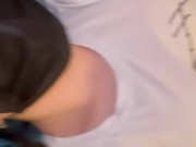 A pretty girl with big tits is waiting for you in the crib. 4/16