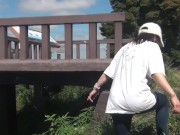 On a sunny day, continuous creampies in the mountains and the sea with a spectacular view 2/16