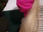 Passionate kisses with my firend. Then i play with her tits and make her nipples hard 4/16