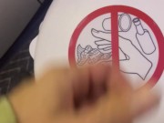 Edging Cock in Airplane Bathroom - Dane Coxx 10/16