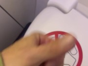Edging Cock in Airplane Bathroom - Dane Coxx 13/16