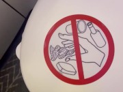 Edging Cock in Airplane Bathroom - Dane Coxx 5/16