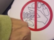 Edging Cock in Airplane Bathroom - Dane Coxx 7/16