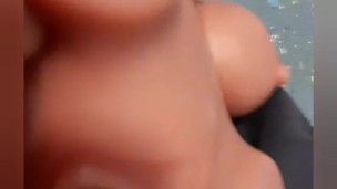 Last time ebony doll gets fucked and deep creampied