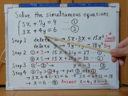 Tokyo 2024-1st [1]Q5 Solve the simultaneous equations.[JapanMath] 2/16