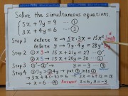 Tokyo 2024-1st [1]Q5 Solve the simultaneous equations.[JapanMath] 3/16