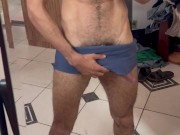 Hairy fitness model has a huge hose 2/16