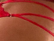 Backstage Monika Fox Posing For VR Shooting