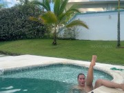Piscina + Yoga ? Mi primera vez haciéndolo! - Danilisboa 10/16