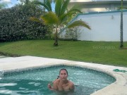 Piscina + Yoga ? Mi primera vez haciéndolo! - Danilisboa 11/16