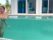 Piscina + Yoga ? Mi primera vez haciéndolo! - Danilisboa 12/16