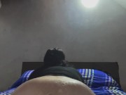 Il mio culo pieno di panna viene sfondato da un dildo di 30cm 🔥💦 10/16