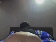 Il mio culo pieno di panna viene sfondato da un dildo di 30cm 🔥💦 14/16