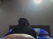 Il mio culo pieno di panna viene sfondato da un dildo di 30cm 🔥💦 6/16