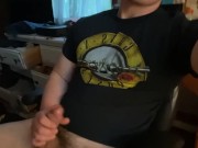 Stroking my dick for a pornstar 4/16