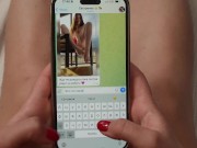 Family things (part 3): Catches Step-sis Sending Nudes And Fucks To Teach a Lesson 1/16