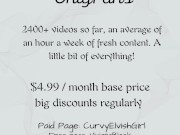 Multiple orgasms from a gothic nymphomaniac 1/16