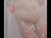 BBW CUM IN SHOWER PLAY TIME 💋 14/16