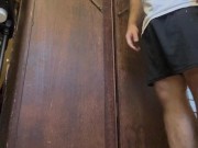 On off clothes disappear and dildo appears in ass 4/16