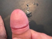 Cumshot before shower 10/16