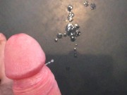 Cumshot before shower 11/16