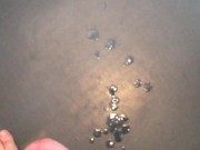 Cumshot before shower 13/16