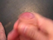 Cumshot before shower 2/16