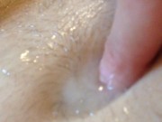 Filling my Belly Button with Cum