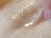 Filling my Belly Button with Cum 15/16