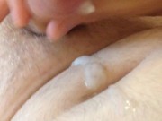 Filling my Belly Button with Cum 8/16