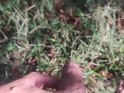 Naked hiking and pissing in the woods 11/16