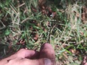 Naked hiking and pissing in the woods 9/16