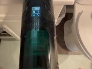 New toy vibrating thrusting and rotating auto stroker male masturbator big cum shot ending 12/16