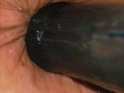 She just FUCK HIS ASS , 1st time pegging, explosiv cumshot, SHE LOVE to fuck him 6/16