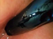 She just FUCK HIS ASS , 1st time pegging, explosiv cumshot, SHE LOVE to fuck him 7/16