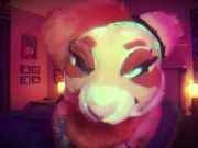 Cute Furry Girl tries BBC anal for the first time