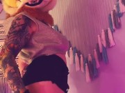 Furry Cat Girl shakes her fat ass for you 16/16