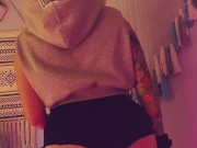 Furry Cat Girl shakes her fat ass for you 2/16