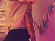 Furry Cat Girl shakes her fat ass for you 3/16