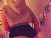 Furry Cat Girl shakes her fat ass for you 6/16